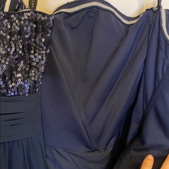 Bill Levkoff Navy Evening gown - worn once - Picture 6 of 6